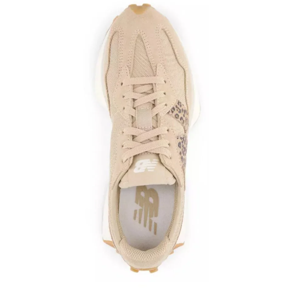 New Balance 327 Animal Print Women's Sneakers Shoes Beige Leopard size 6.5 - Picture 10 of 13